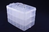 012透明三层工具盒